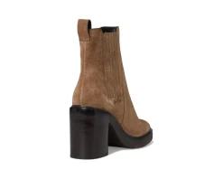 T-GORED HEELED BOOT RIVERROCK SUEDE