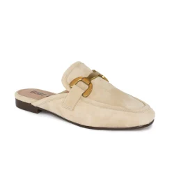 VELA SLIPPER BEIGE SUEDE