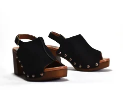 WINNIE BLACK SUEDE