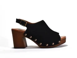 WINNIE BLACK SUEDE